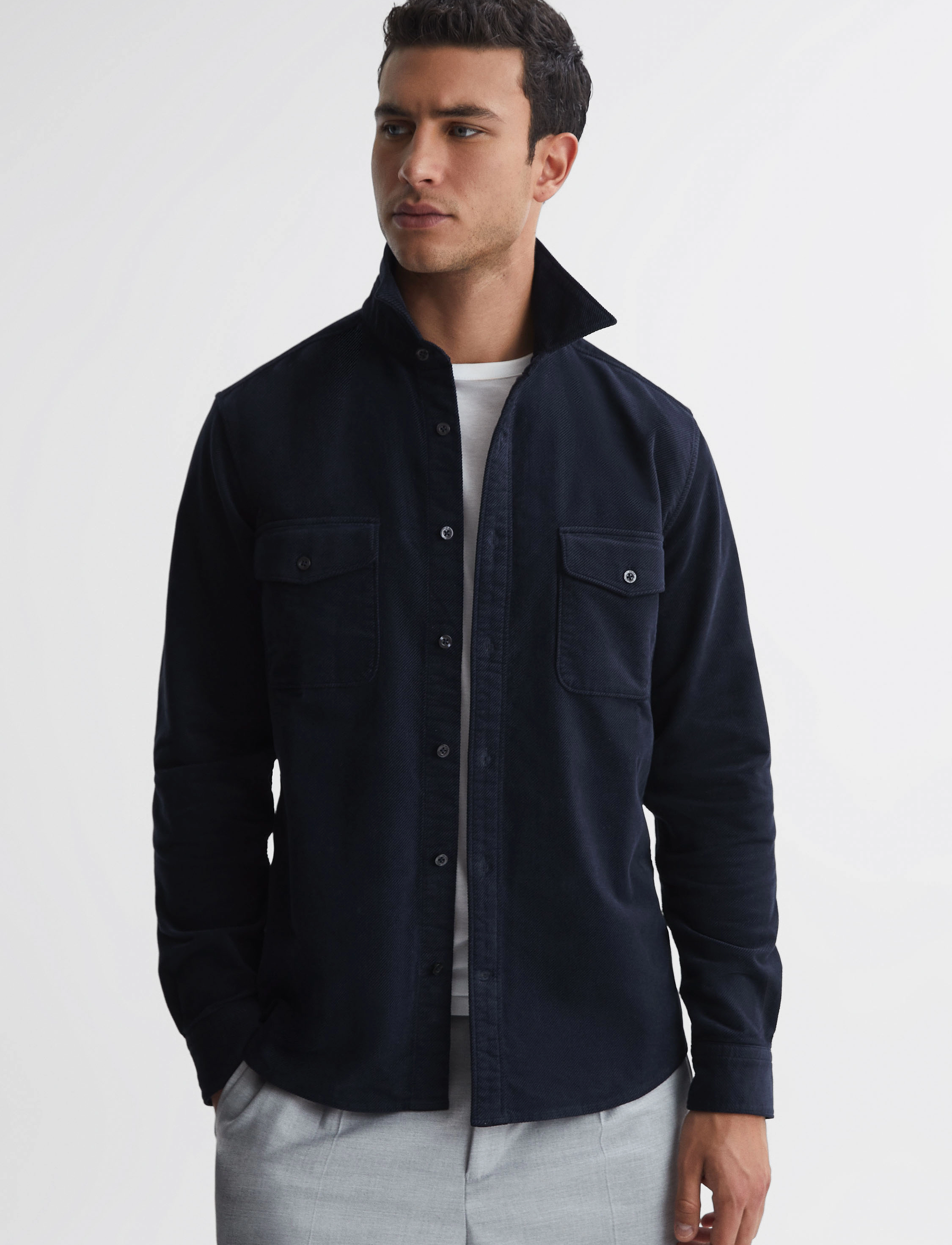 Reiss - CIALINI - navy - 2