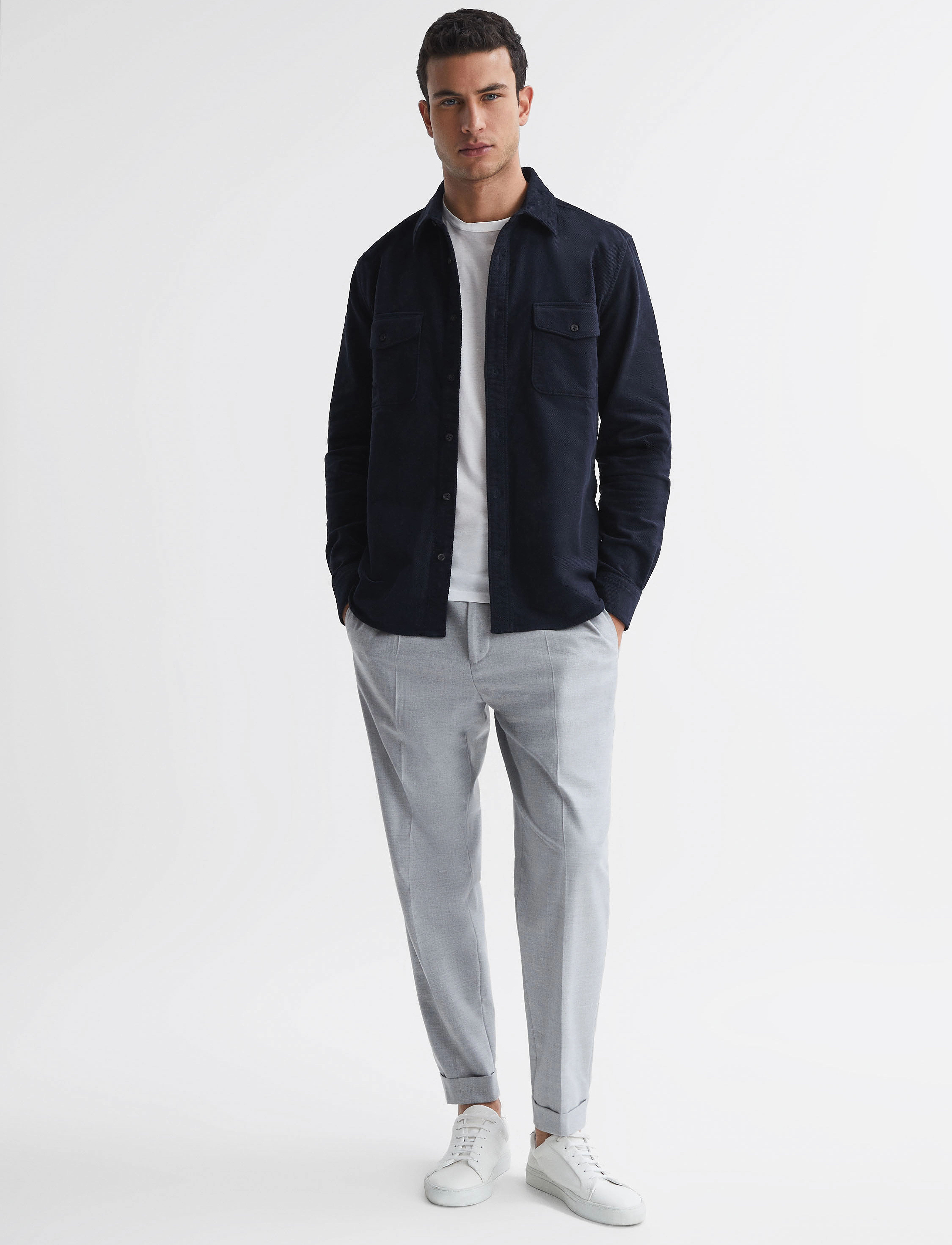 Reiss - CIALINI - navy - 4
