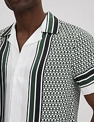 Reiss - BLAIR - short-sleeved shirts - white/green - 4