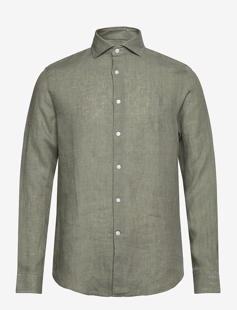Reiss - RUBAN - linen shirts - pistachio - 0