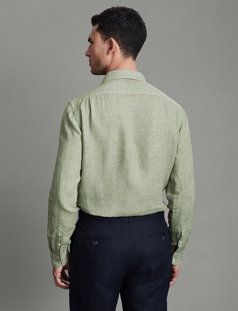 Reiss - RUBAN - linen shirts - pistachio - 2