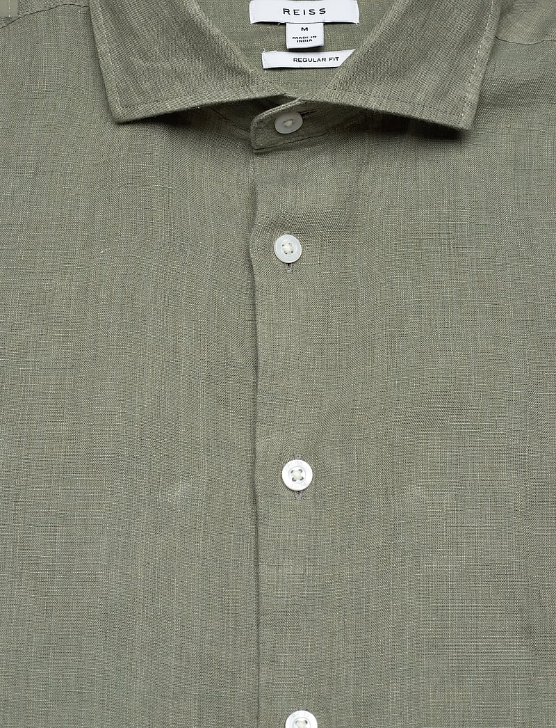Reiss - RUBAN - linen shirts - pistachio - 4