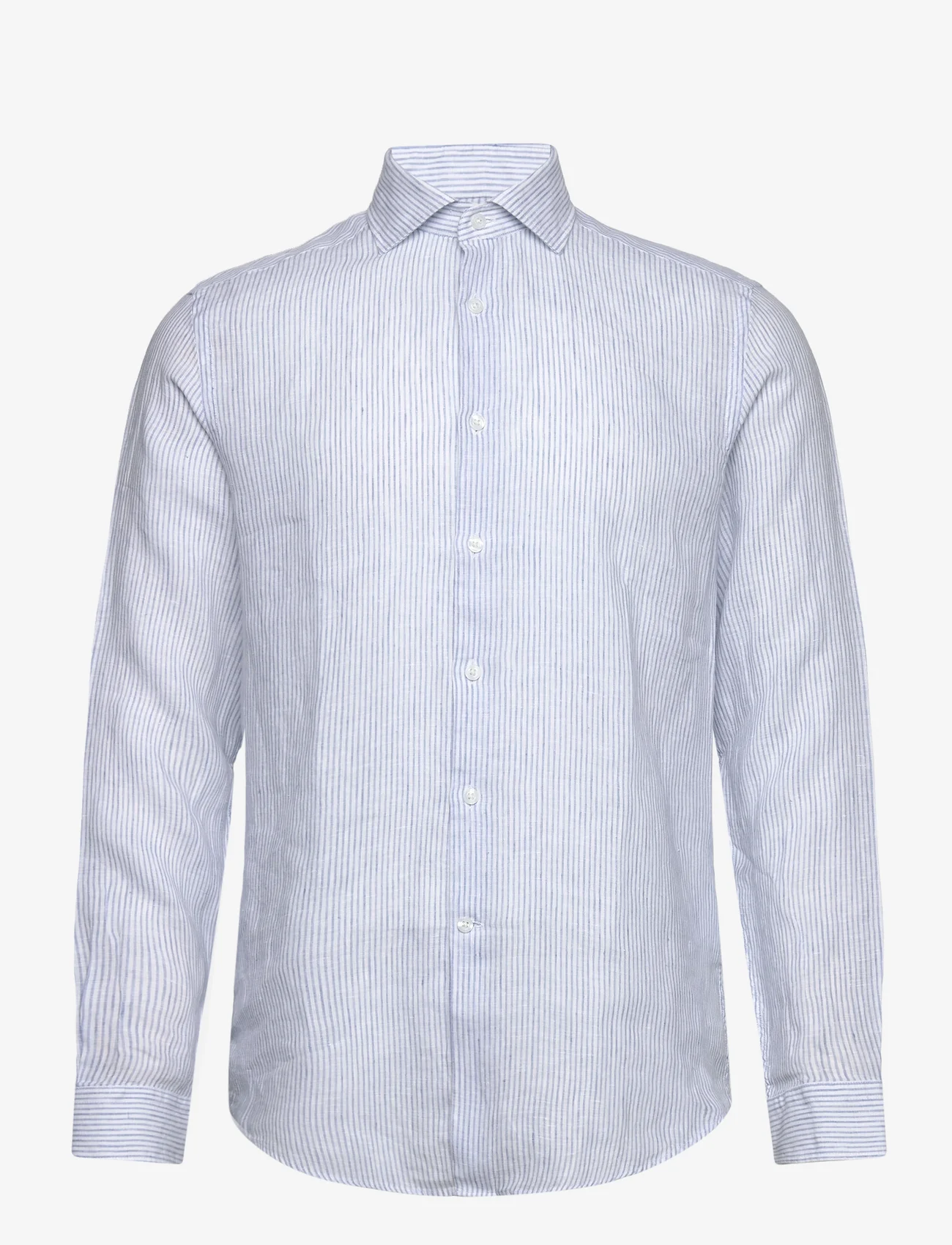 Reiss - RUBAN - koszule lniane - soft blue fine - 0