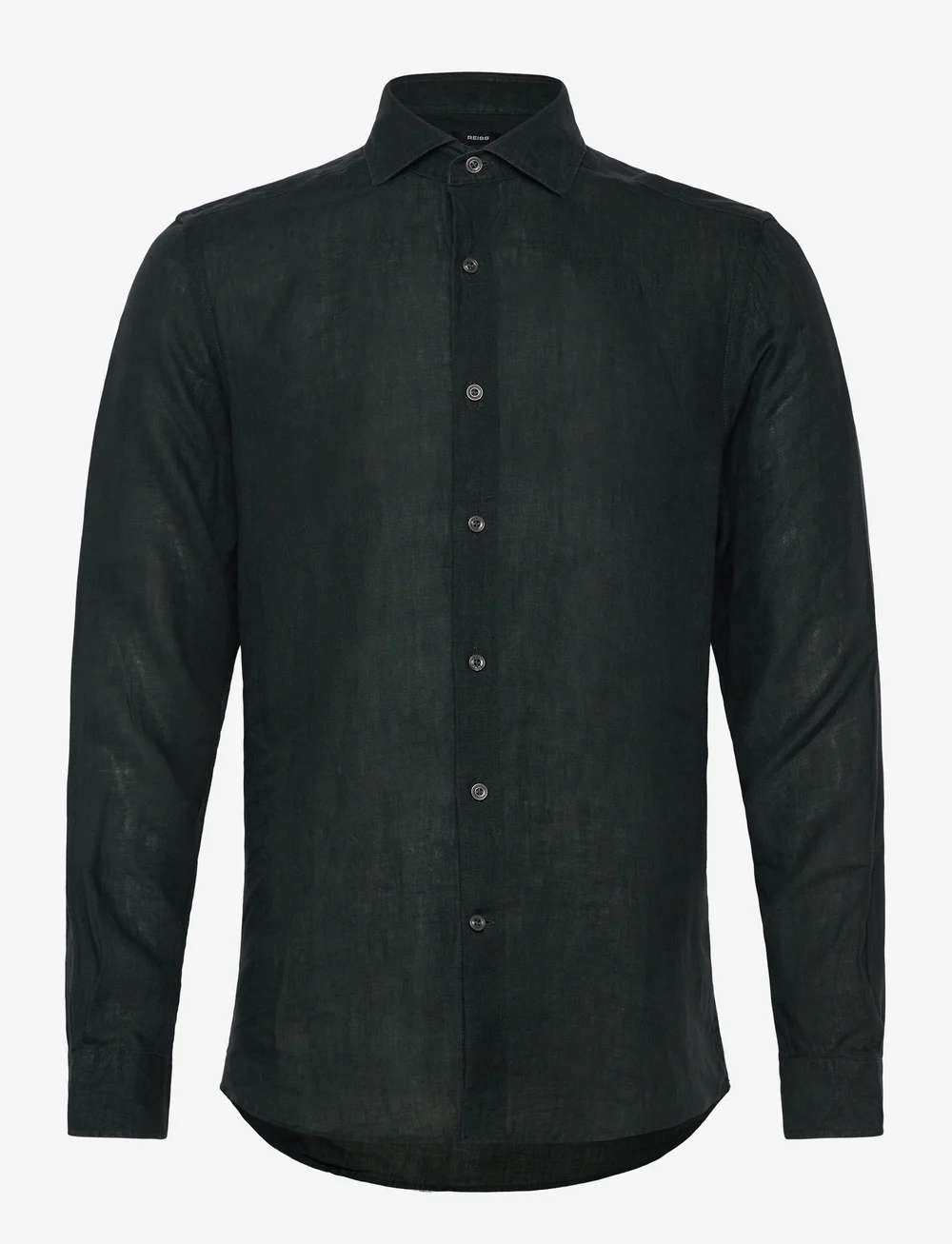 Reiss - RUBAN - pellavakauluspaidat - dark hunting green - 0