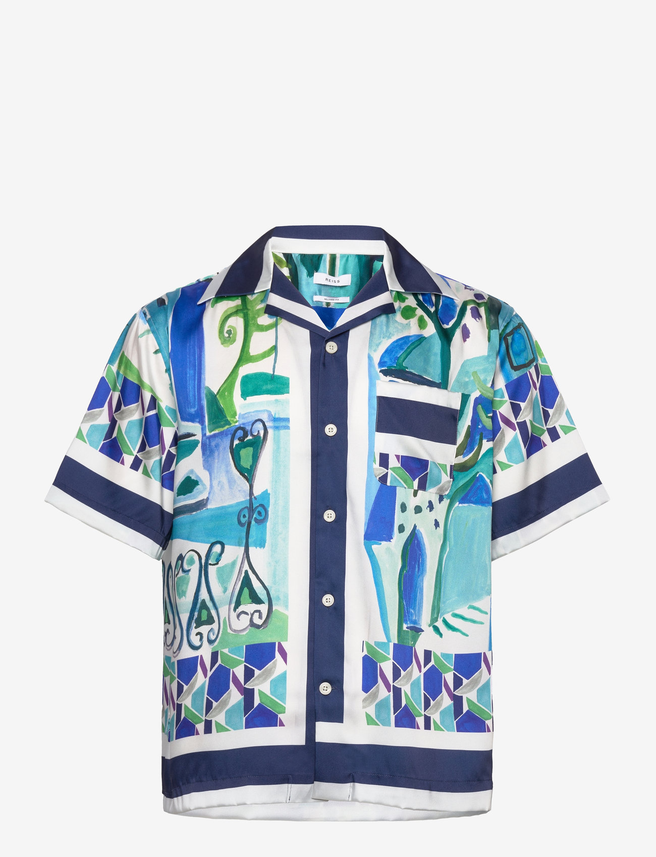 Reiss - BELIZE - blue multi - 0