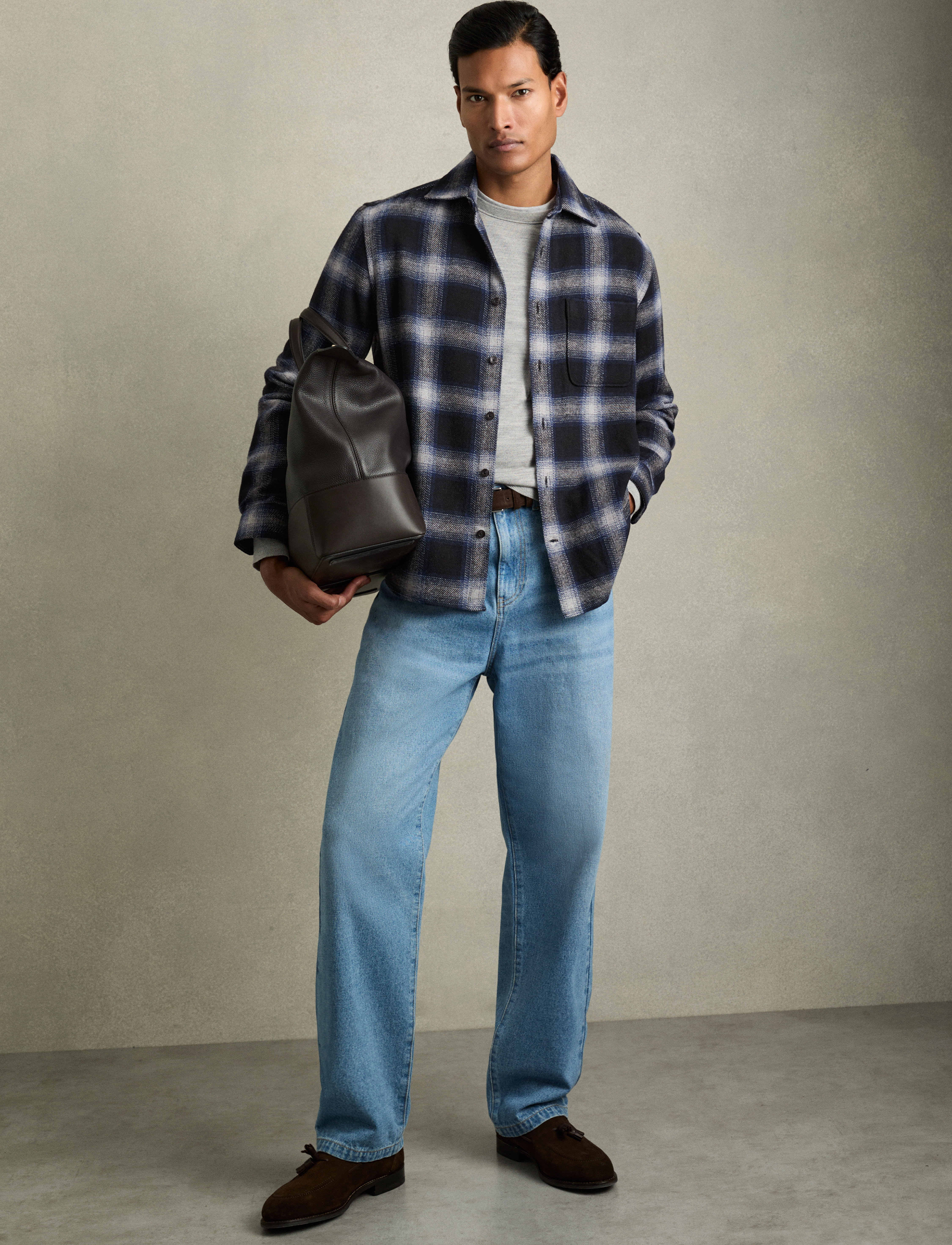 Reiss - CROSBY - navy multi - 4