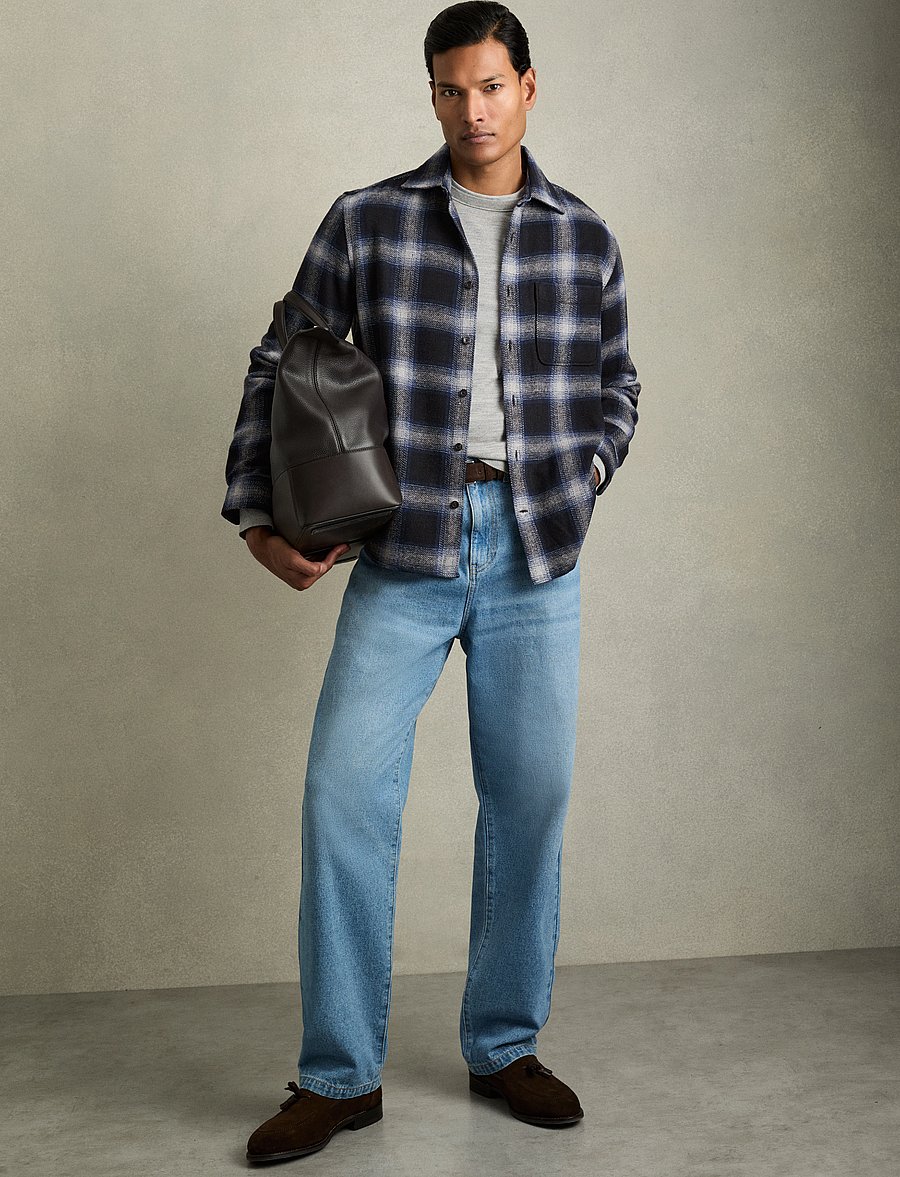 Reiss - CROSBY - navy multi - 4