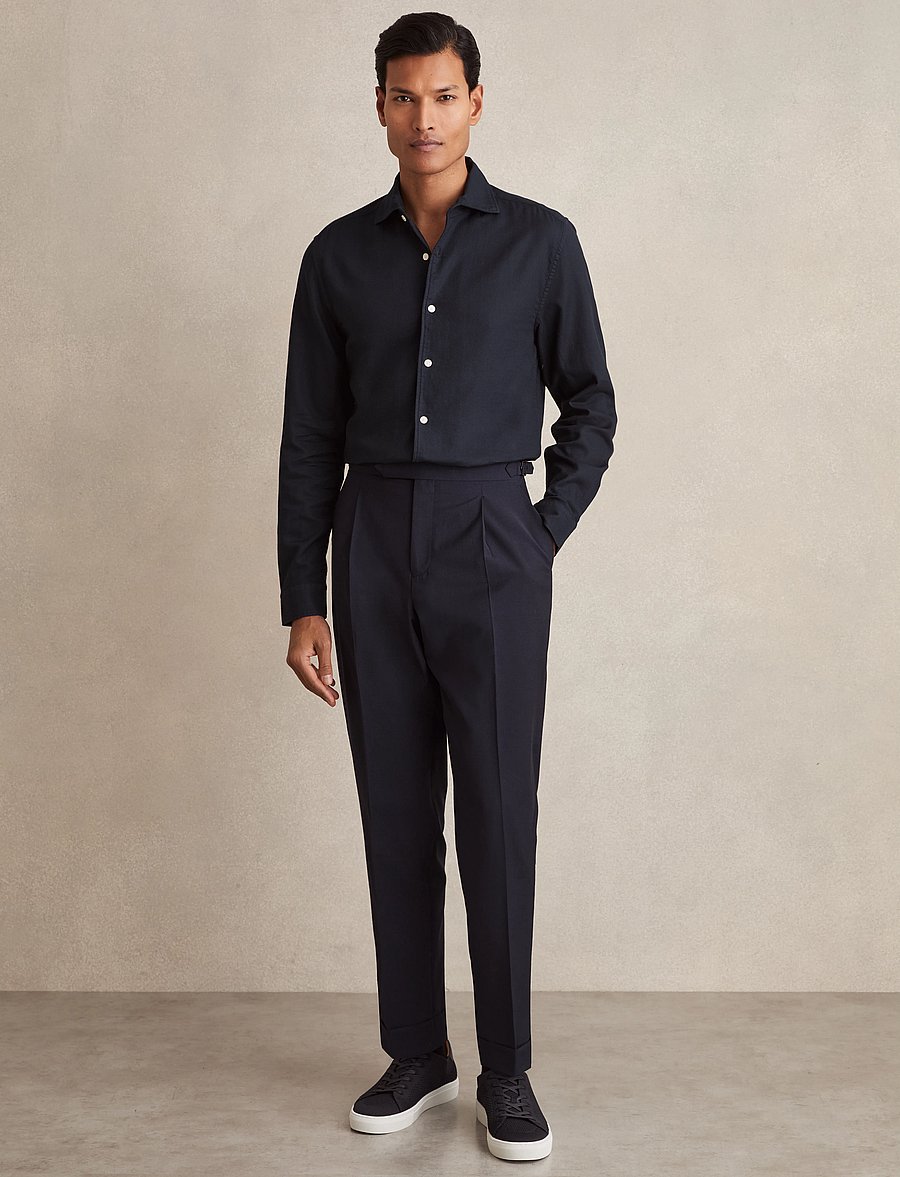 Reiss - CARVALHO - formelle hemden - navy - 4