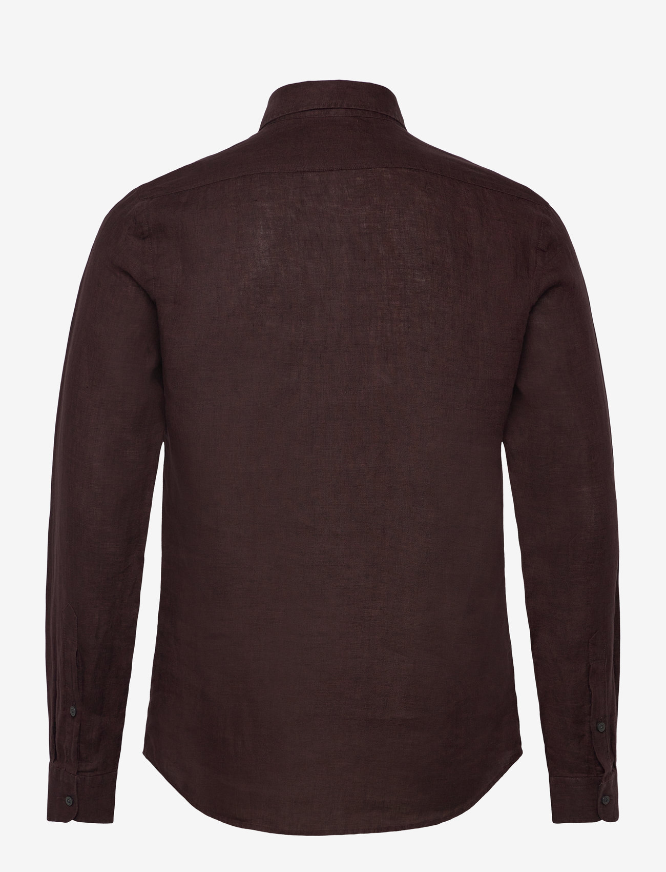 Reiss - RUBAN - hørskjorter - dark brown - 1