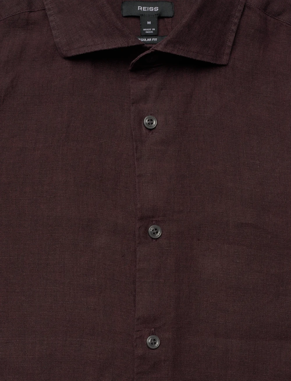 Reiss - RUBAN - linnen overhemden - dark brown - 5