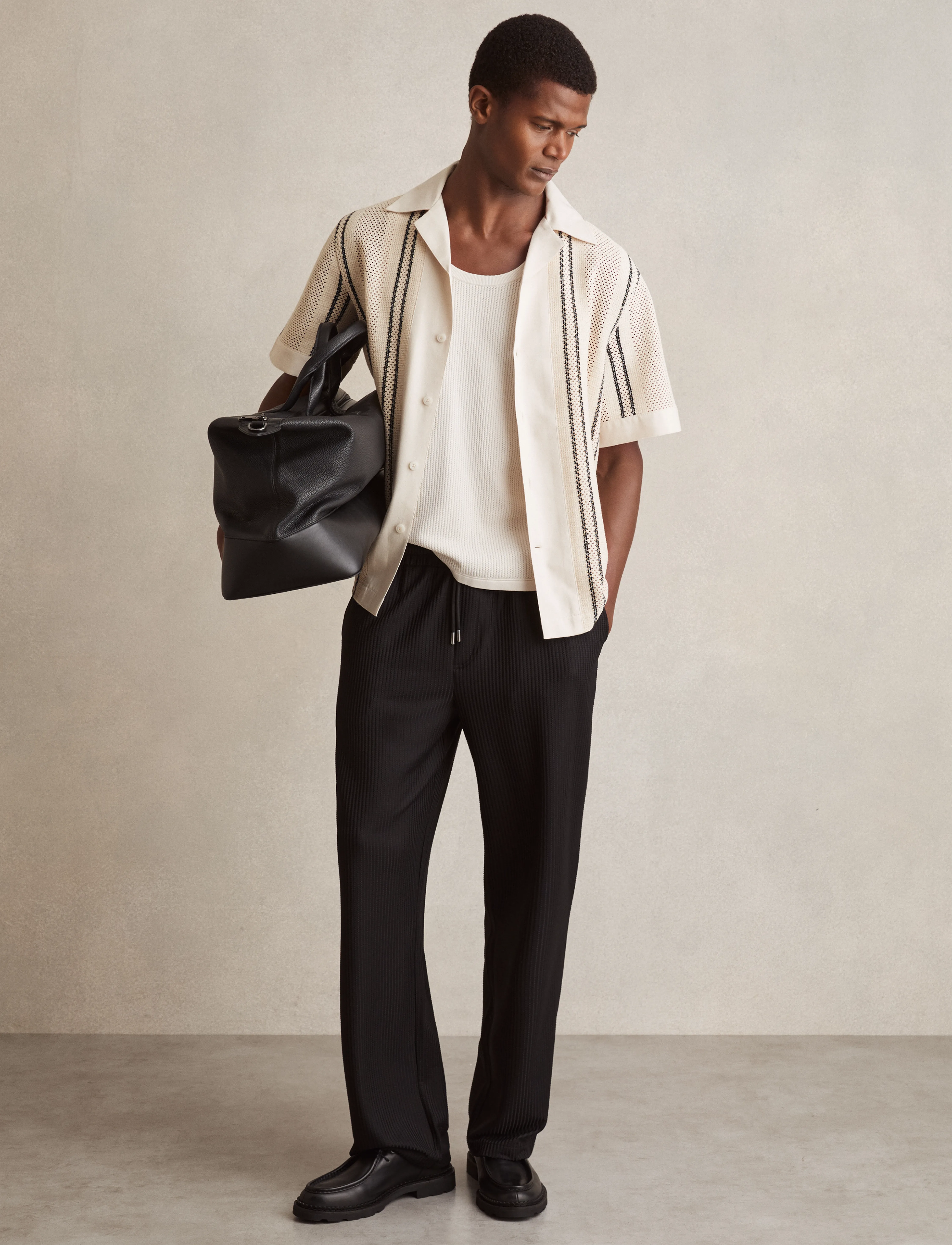 Reiss - OPAL - off white/navy - 4