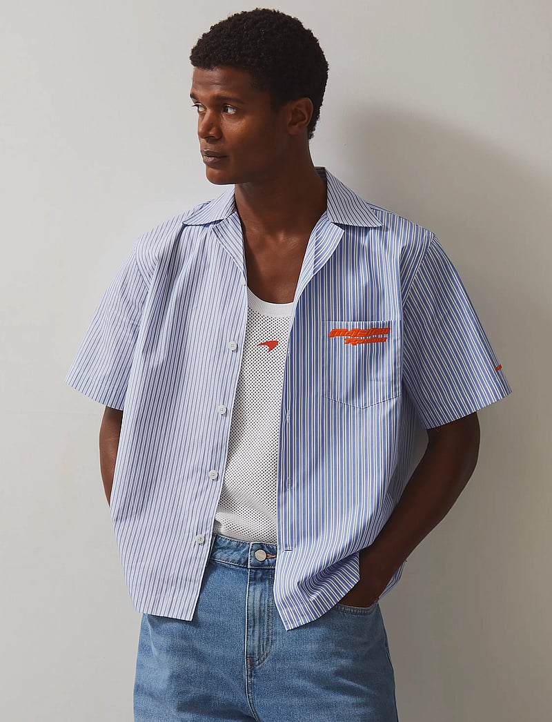 Reiss - BRUCE - kortærmede skjorter - soft blue/white - 0