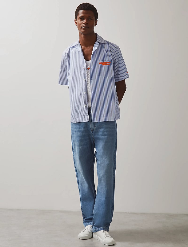 Reiss - BRUCE - kortærmede skjorter - soft blue/white - 3