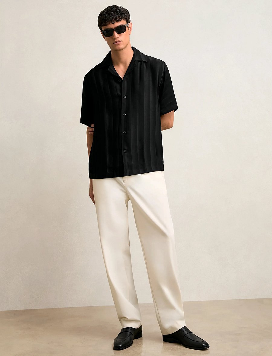 Reiss - MELBA - kurzarmhemden - black - 3