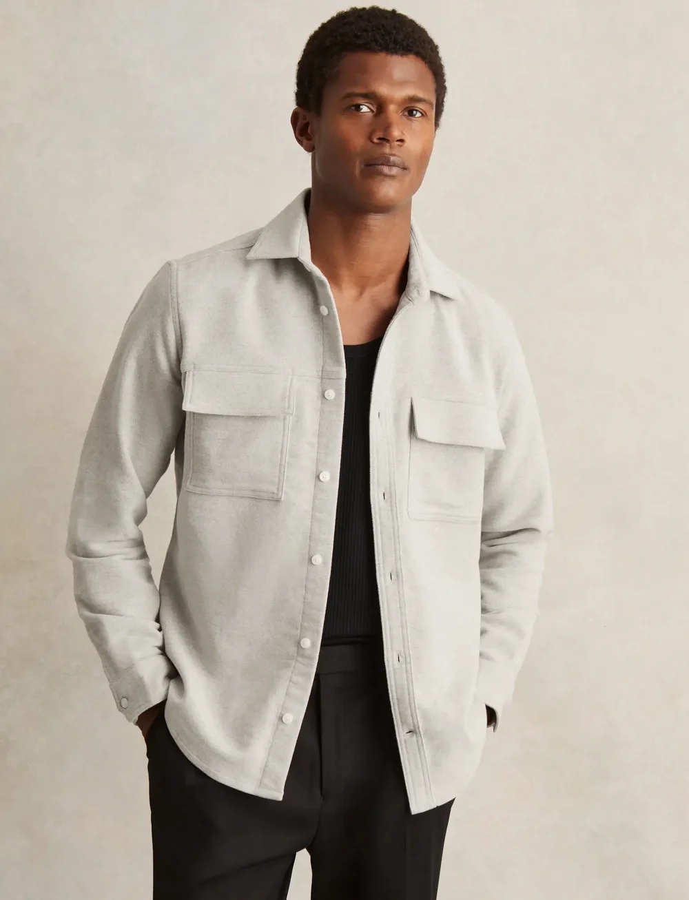 Reiss - CAMBER - nach anlass kaufen - soft grey melange - 0