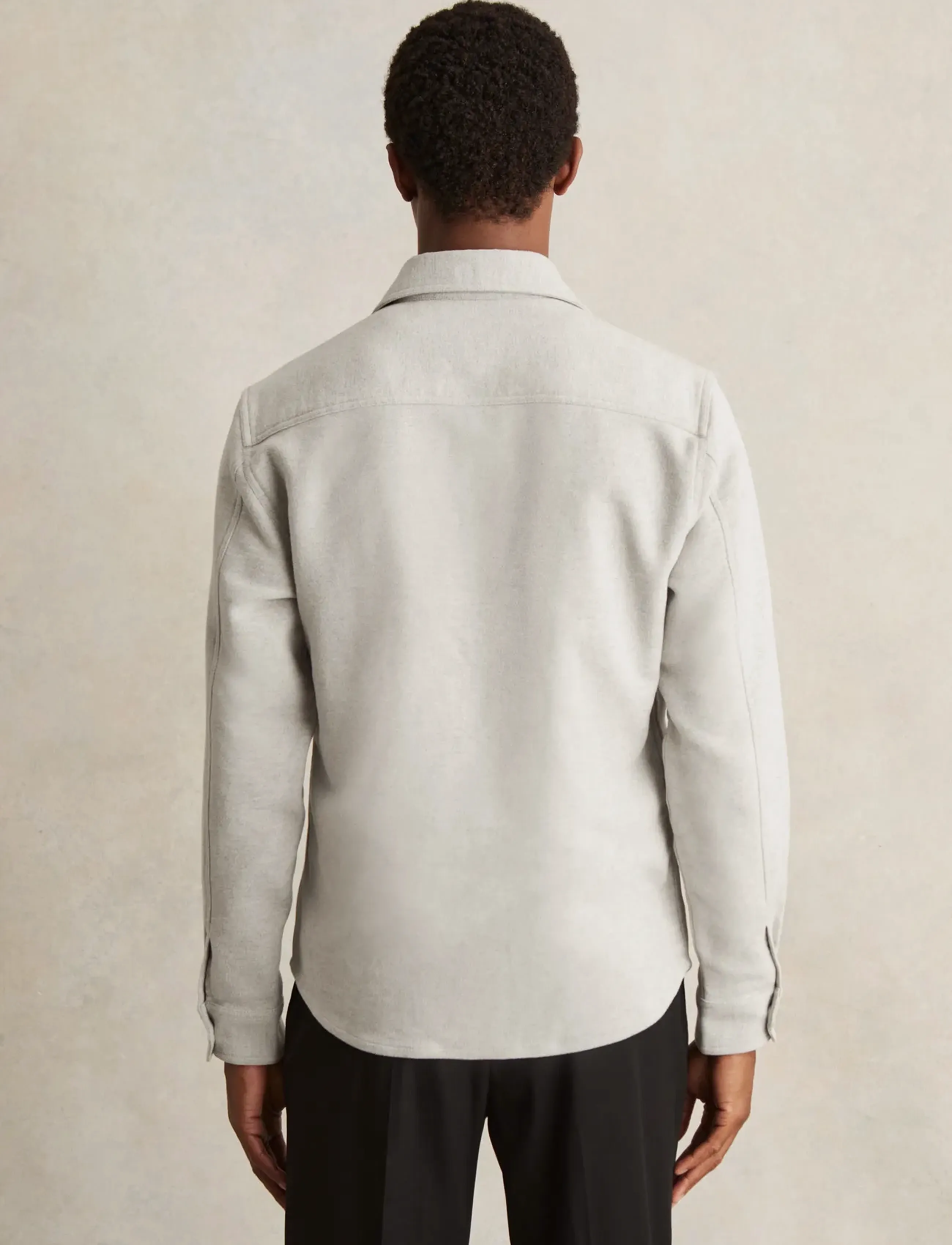 Reiss - CAMBER - herren - soft grey melange - 2