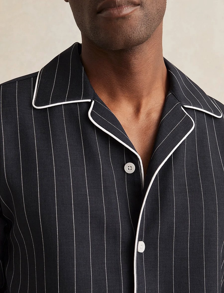 Reiss - STRELLA - gestreifte hemden - navy/white - 0