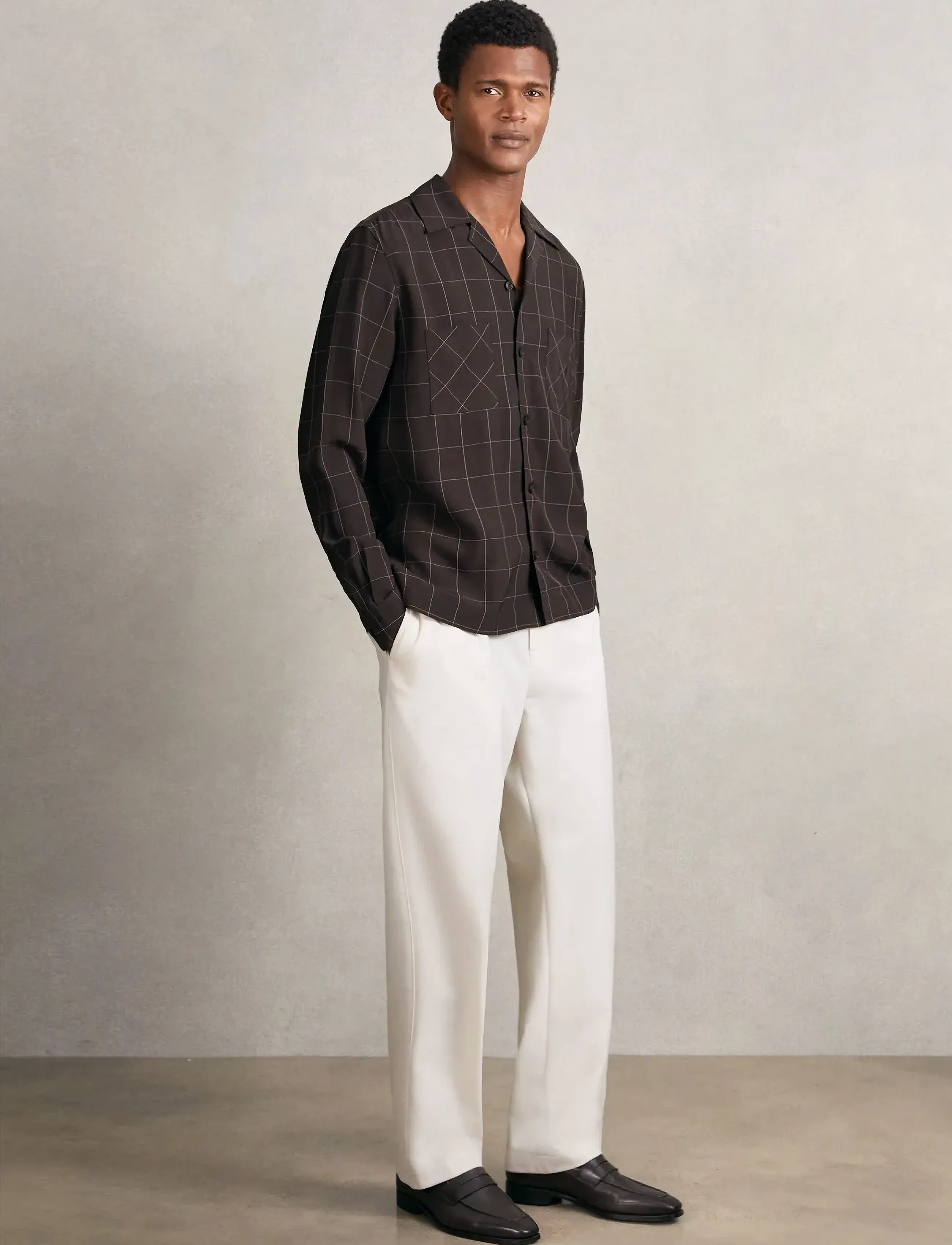 Reiss - SIMONE - casual shirts - dark brown - 3