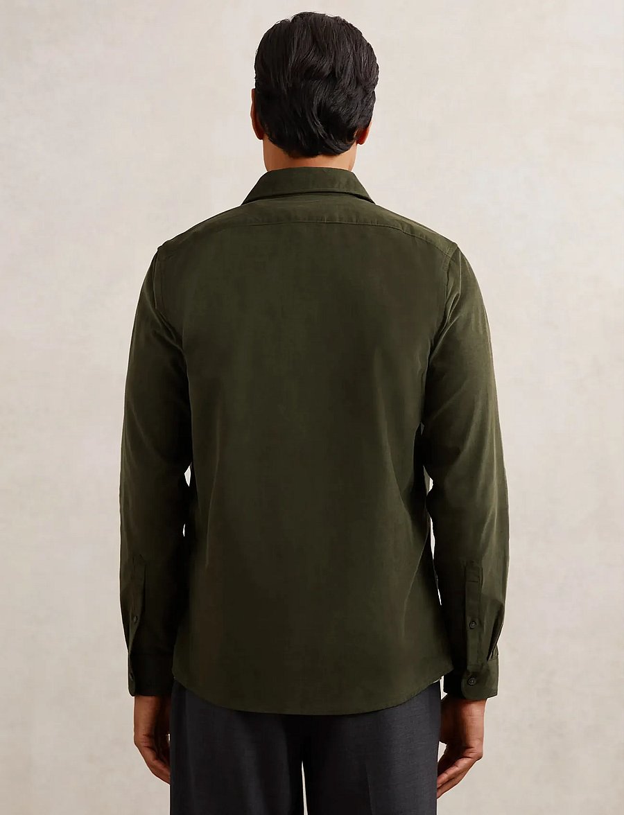 Reiss - VELMA - casual hemden - dark green - 2