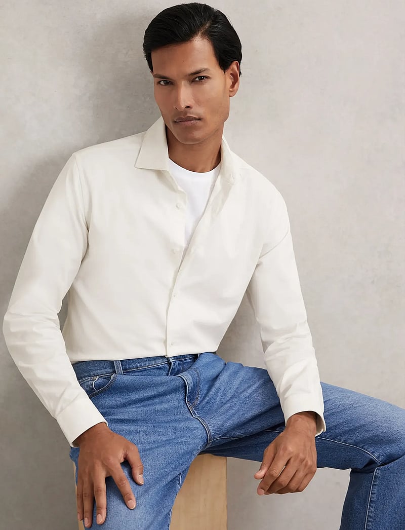 Reiss - VELMA - tavalised t-särgid - white - 0