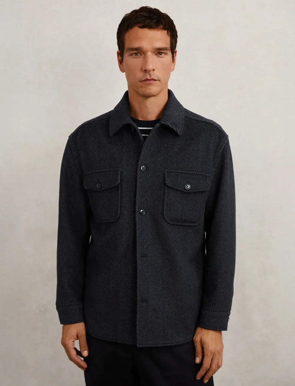 Reiss - COMPTON - vabaajasärgid - navy - 0