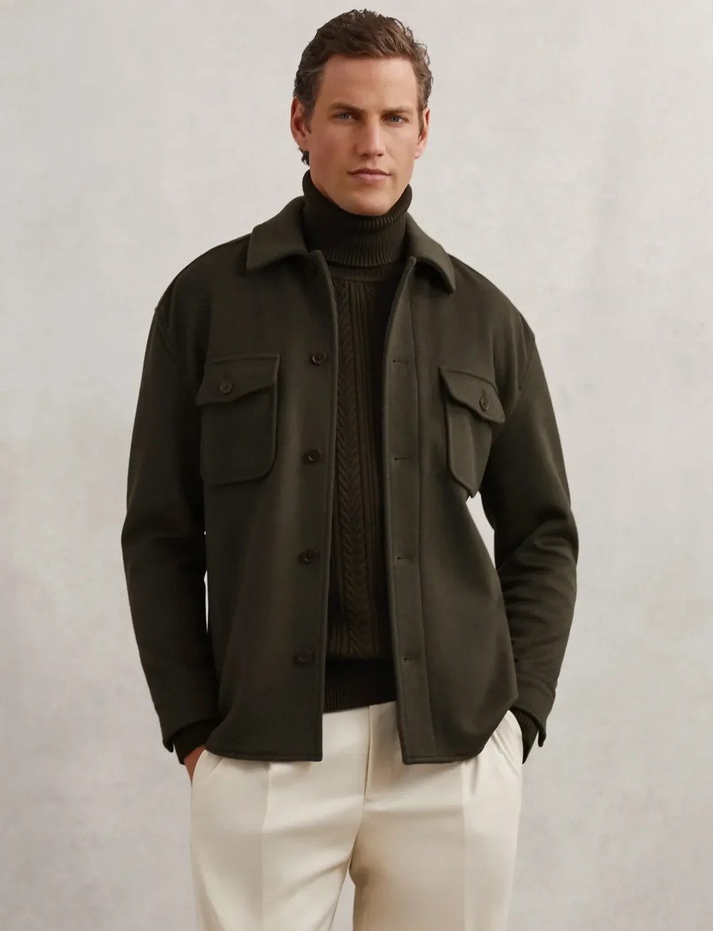 Reiss - LIAM - osta olukorra järgi - khaki green - 0
