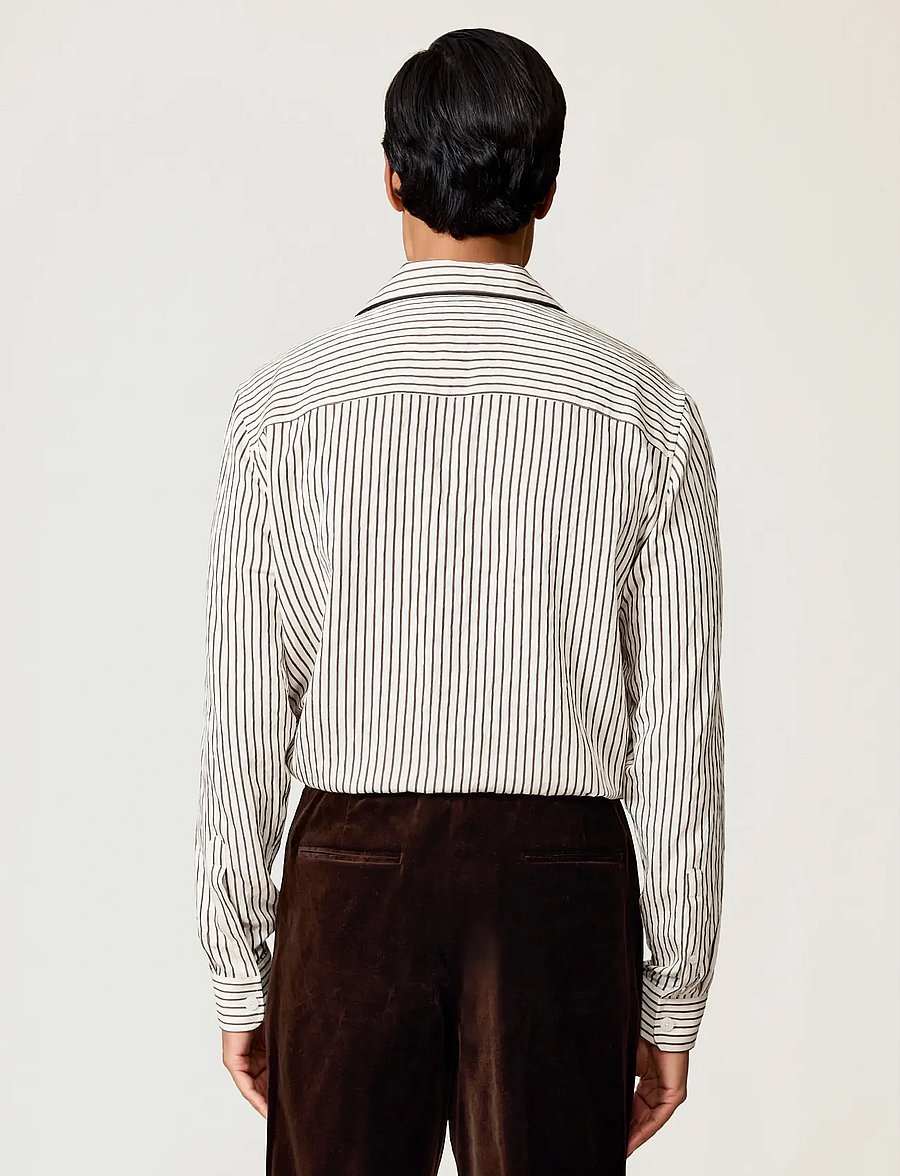 Reiss - KEMP - freizeithemden - white/brown - 3