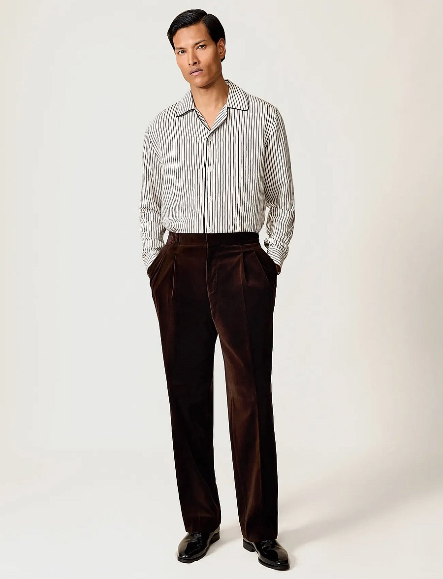Reiss - KEMP - freizeithemden - white/brown - 4