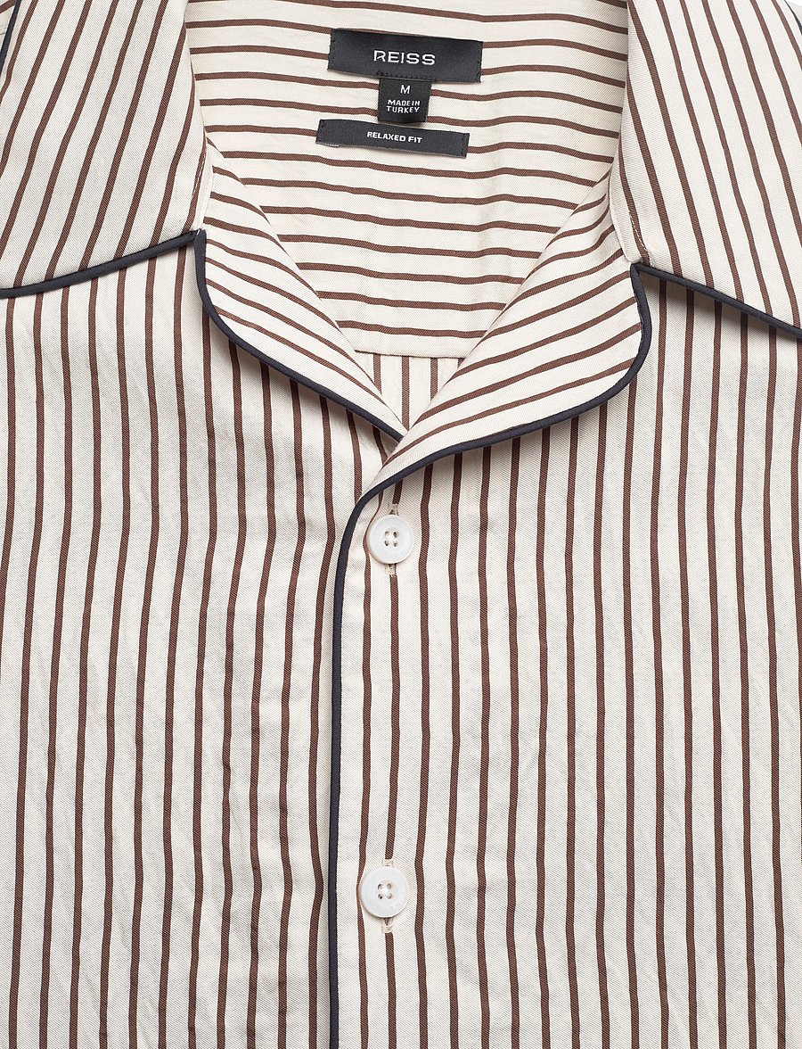 Reiss - KEMP - freizeithemden - white/brown - 5
