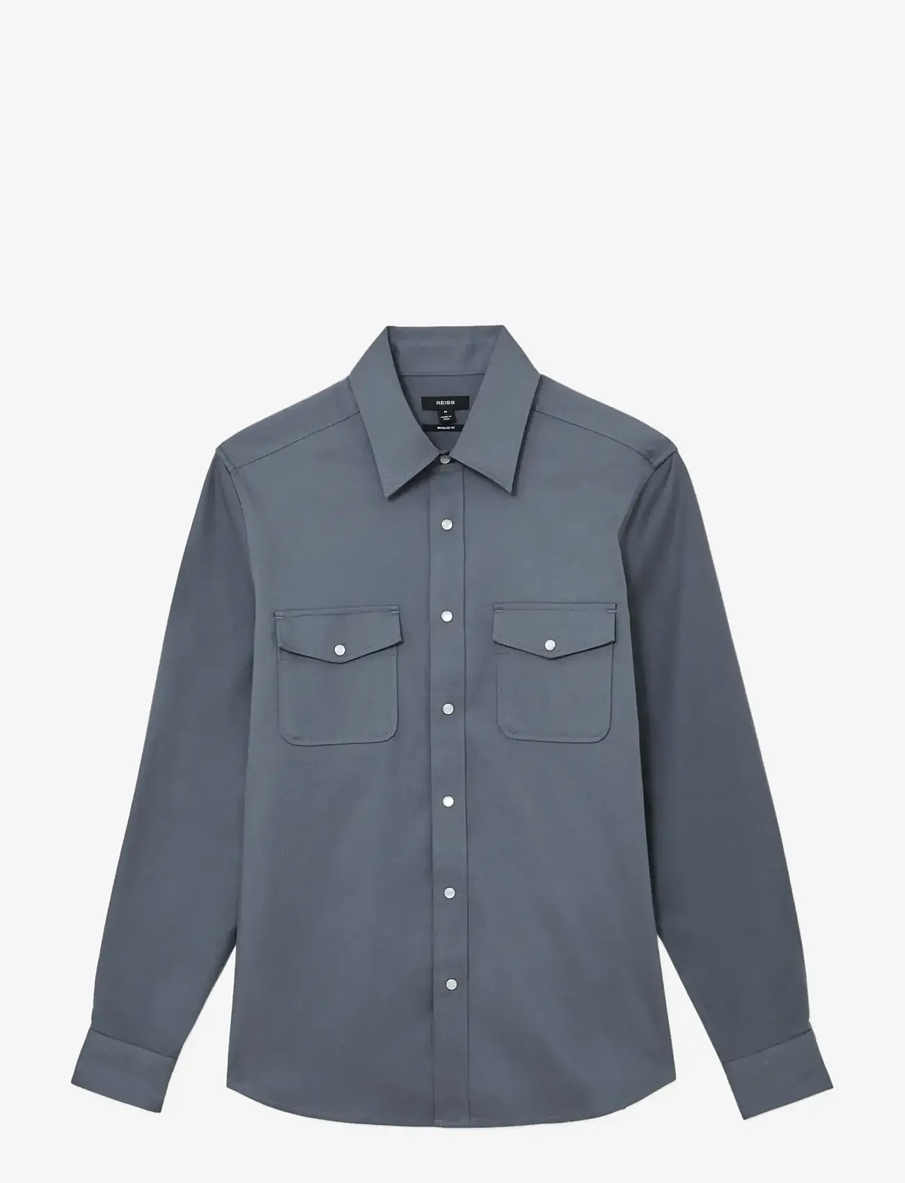 Reiss - MCRAE - basic-hemden - airforce blue - 1
