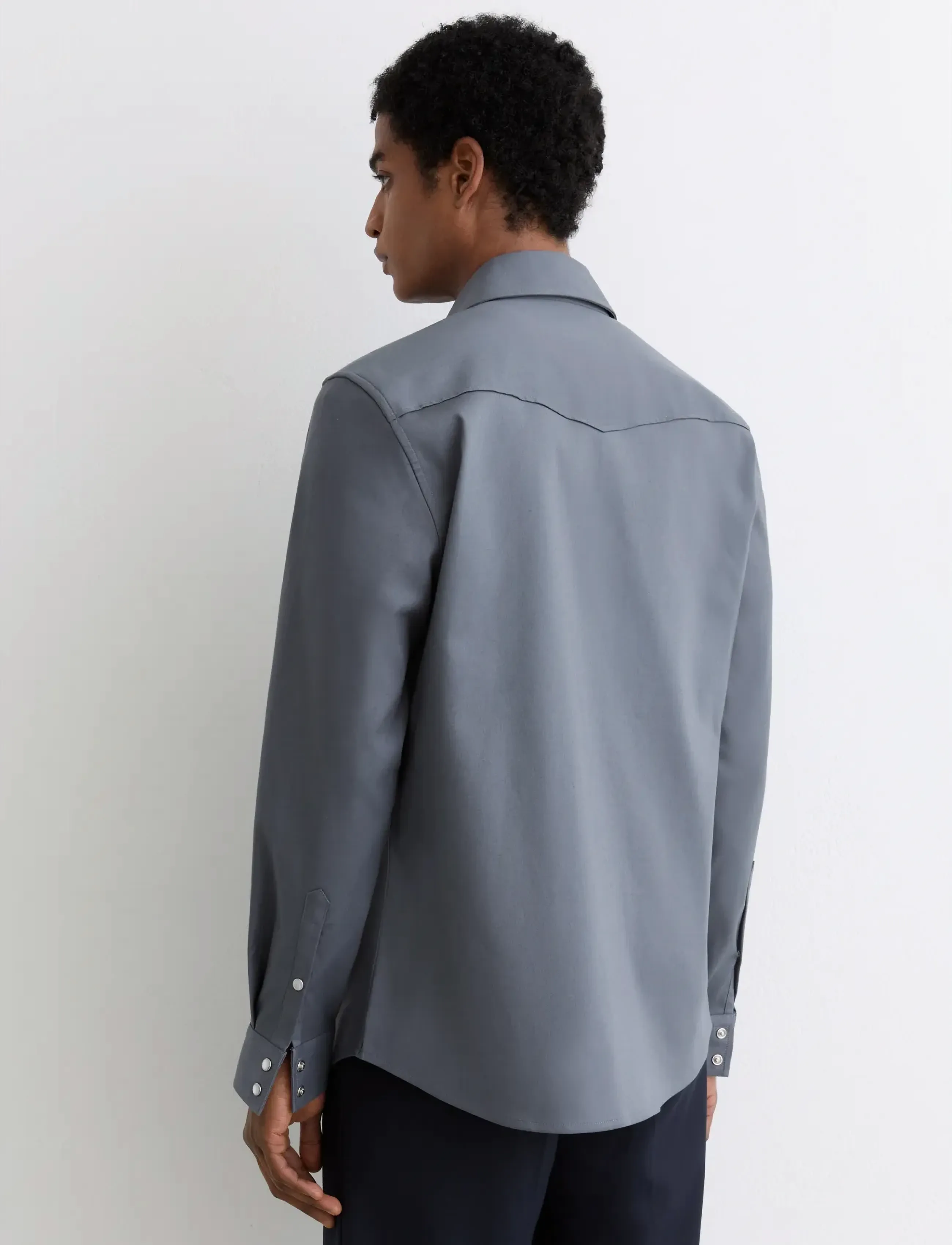 Reiss - MCRAE - vabaajasärgid - airforce blue - 2
