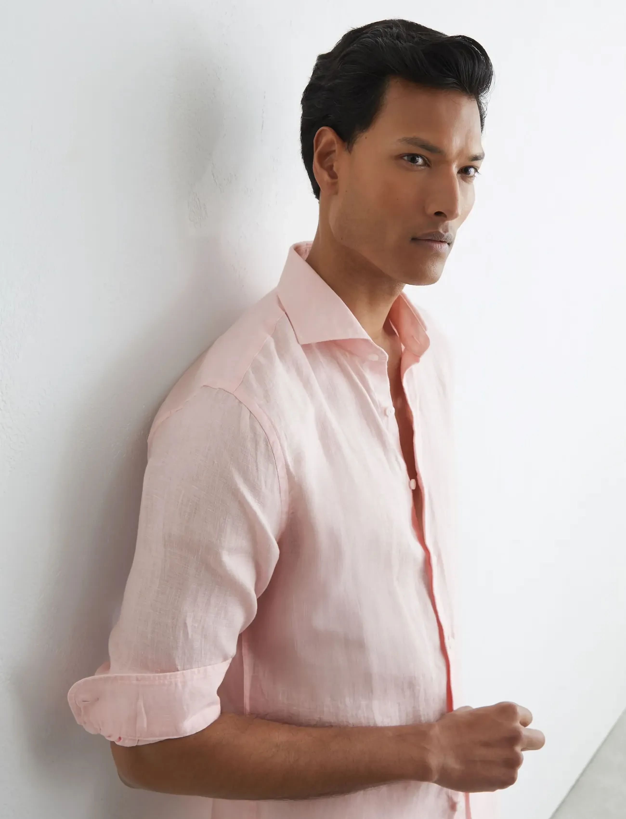Reiss RUBAN - Shirts - ROSE PINK / pink/rose