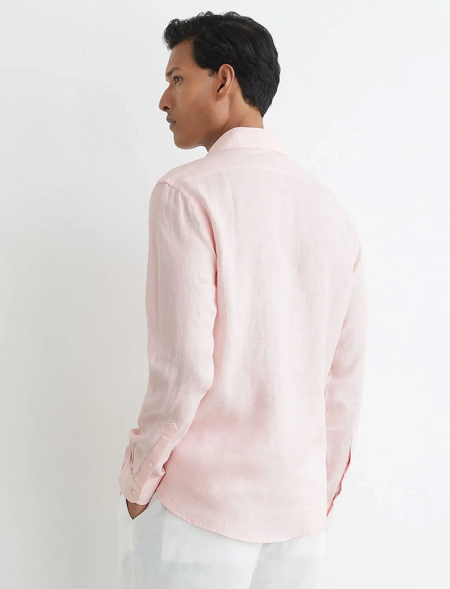 Reiss - RUBAN - linasest riidest särgid - rose pink - 2
