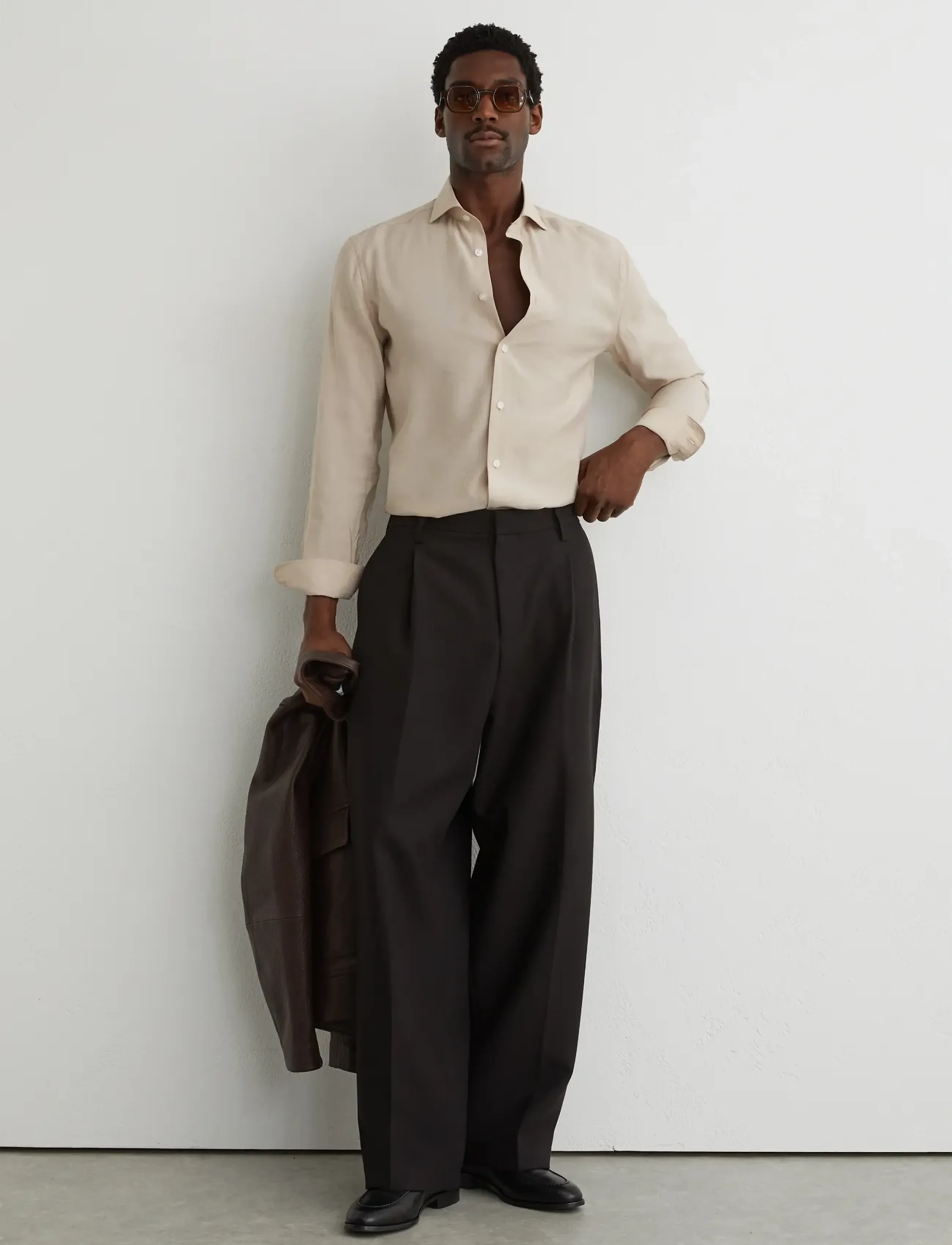 Reiss - OSCAR - basic skjorter - stone - 3