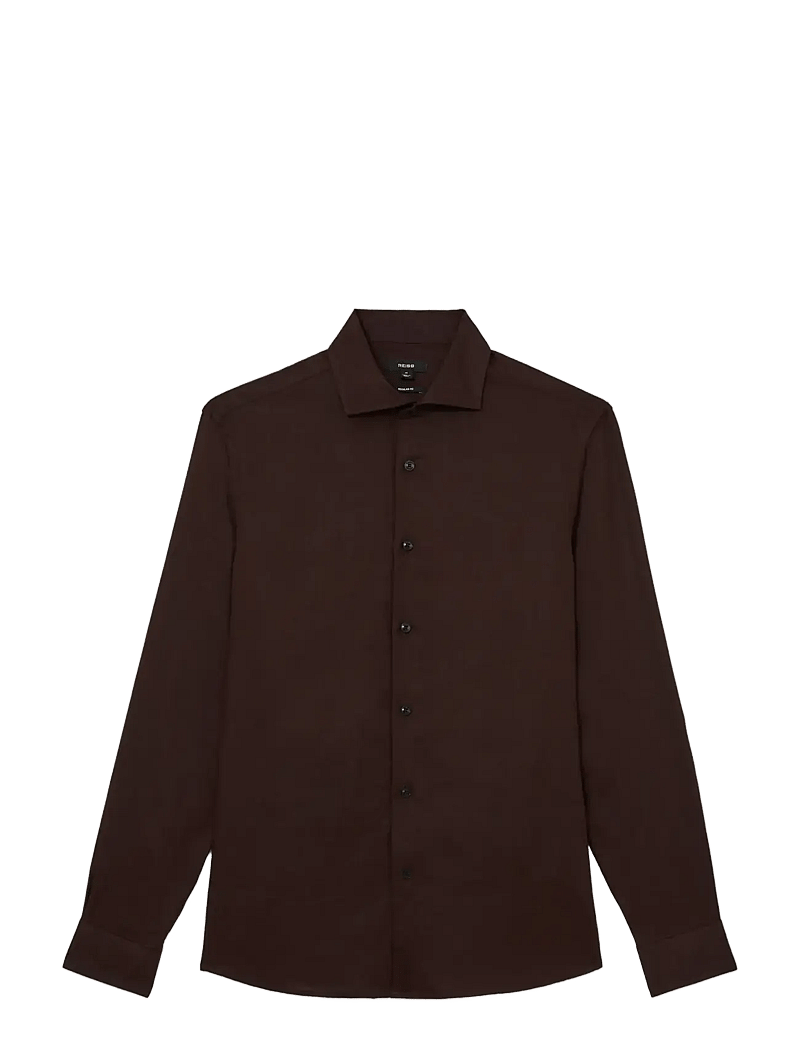 Reiss - RUBAN - basic skjorter - chocolate brown - 1