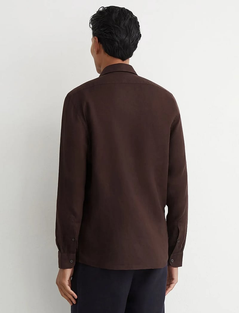 Reiss - RUBAN - basic skjorter - chocolate brown - 2