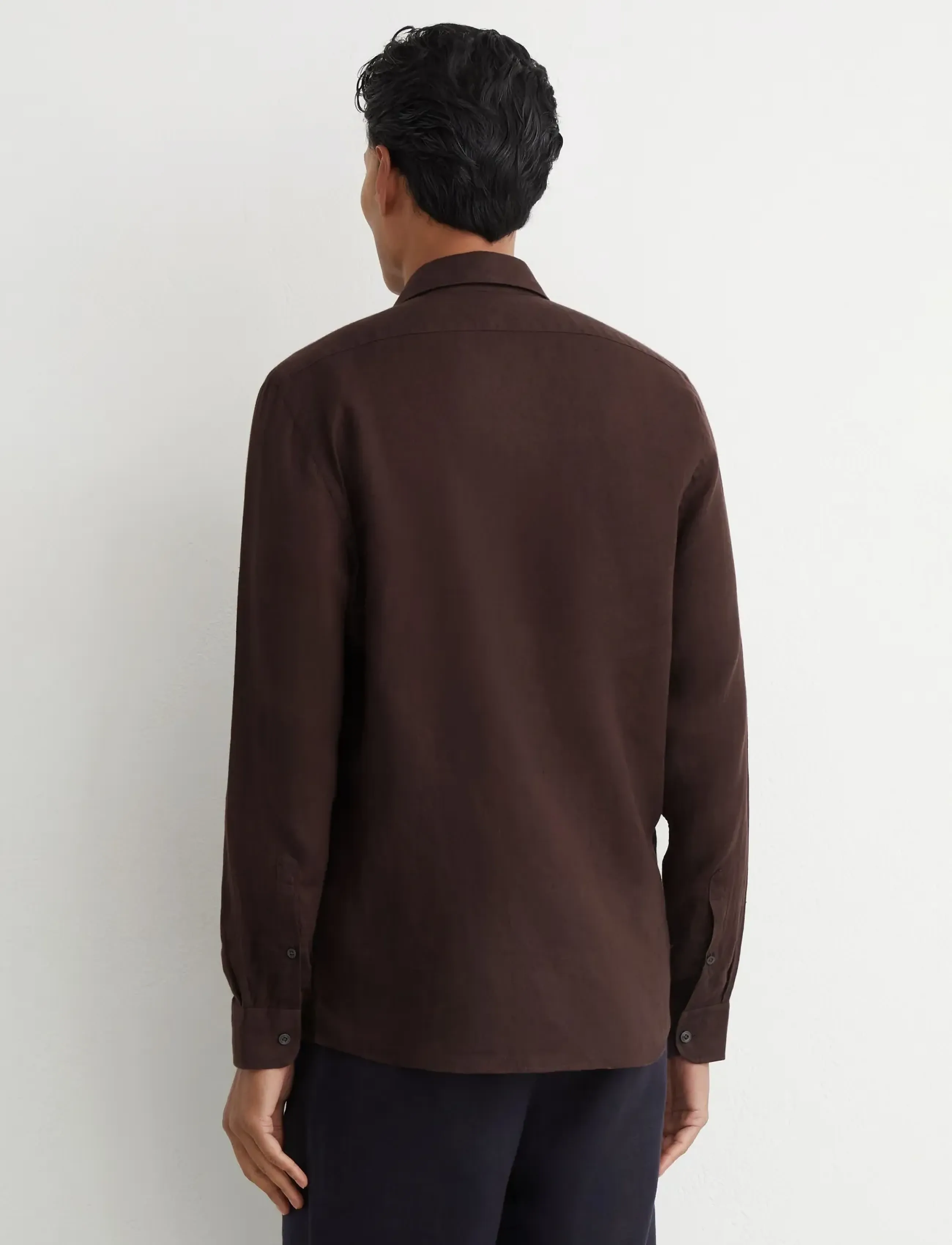 Reiss - RUBAN - basic skjortor - chocolate brown - 2