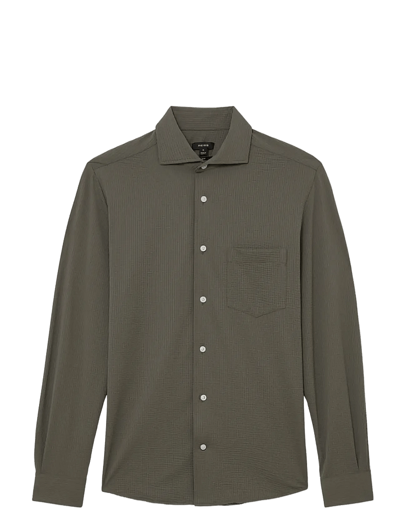 Reiss - SOLARKO - basic-hemden - dark sage green - 1