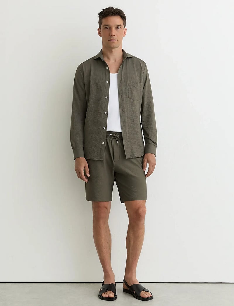 Reiss - SOLARKO - basic-hemden - dark sage green - 3