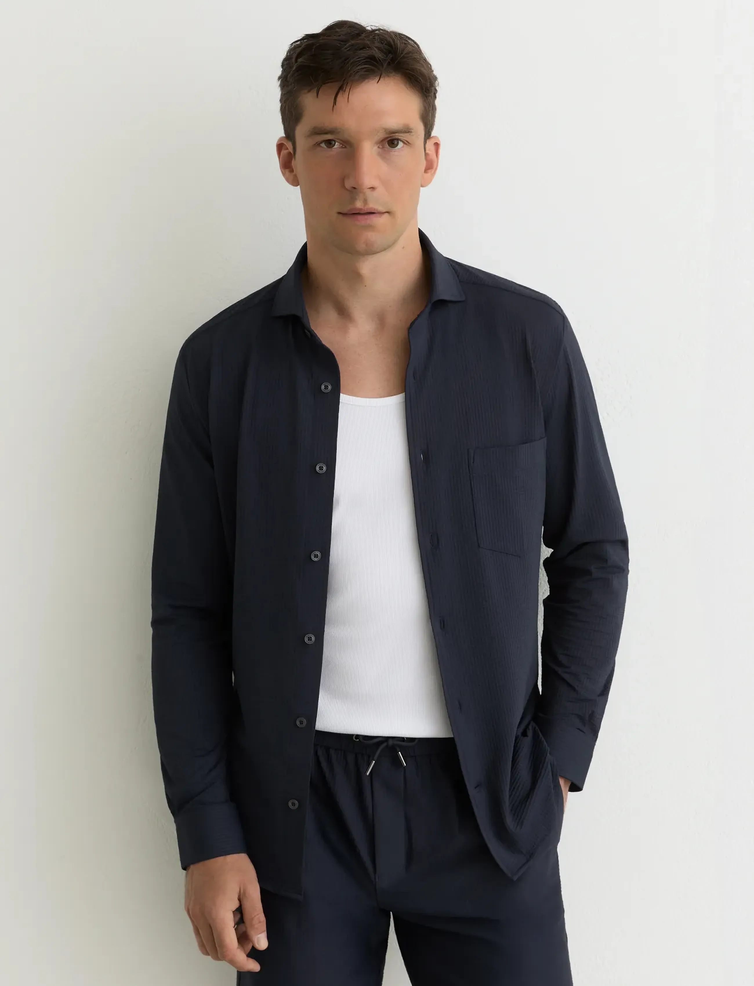 Reiss SOLARKO - Shirts - NAVY / navy