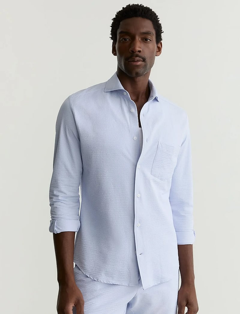 Reiss - SOLARKO - basic-hemden - soft blue - 0