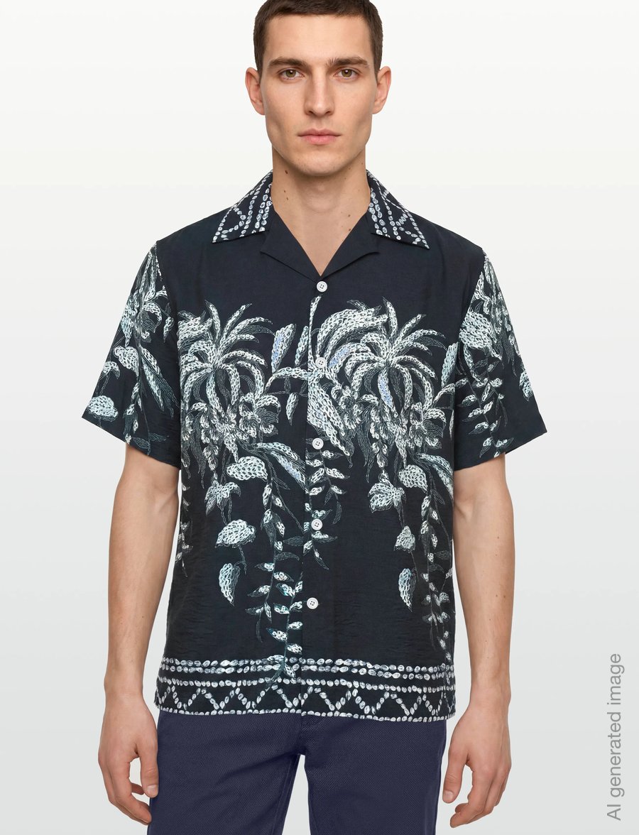Reiss - CAMINO - basic skjorter - navy - 3