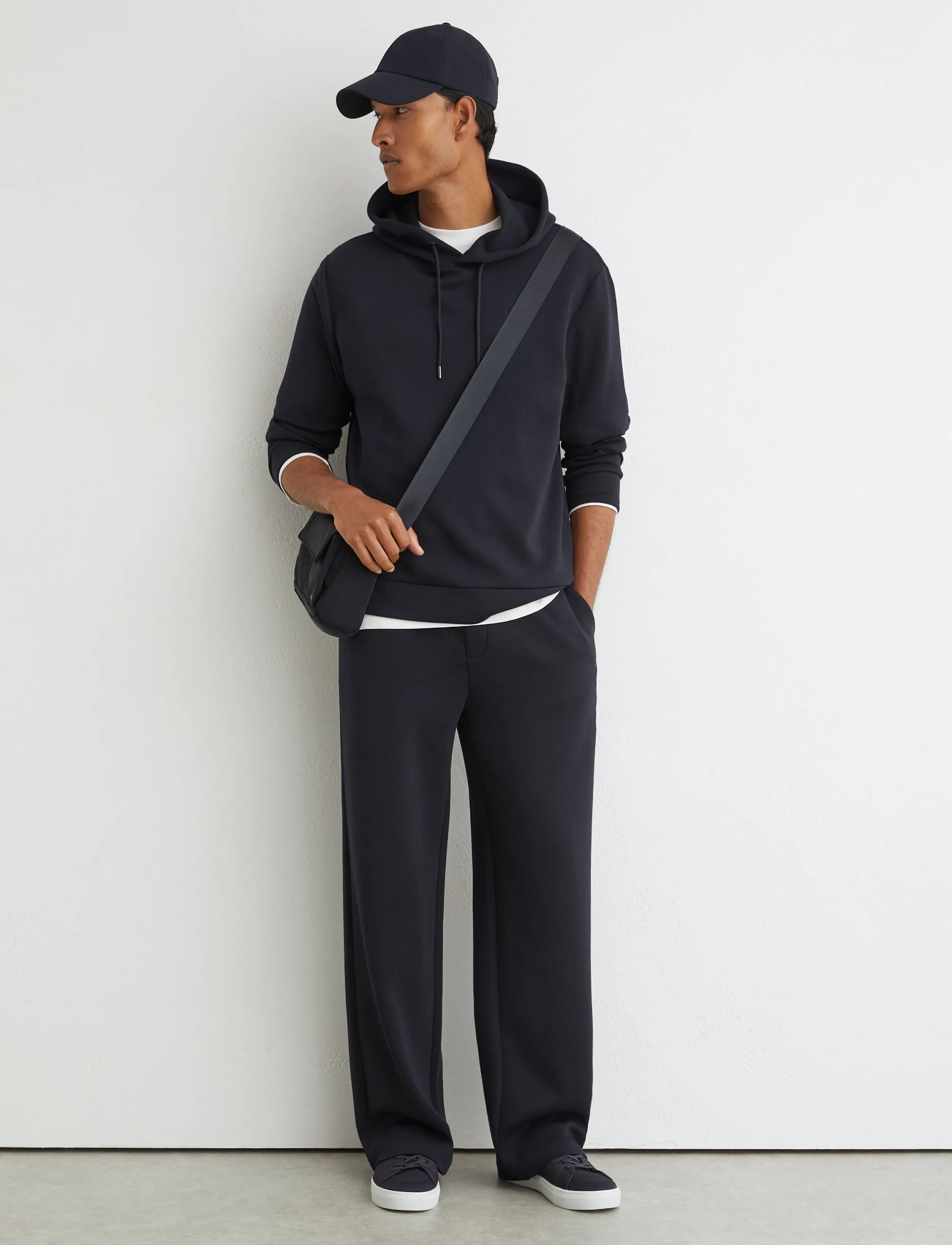 Reiss Dane, Herren, Hoodie, Marineblau, Gr.M