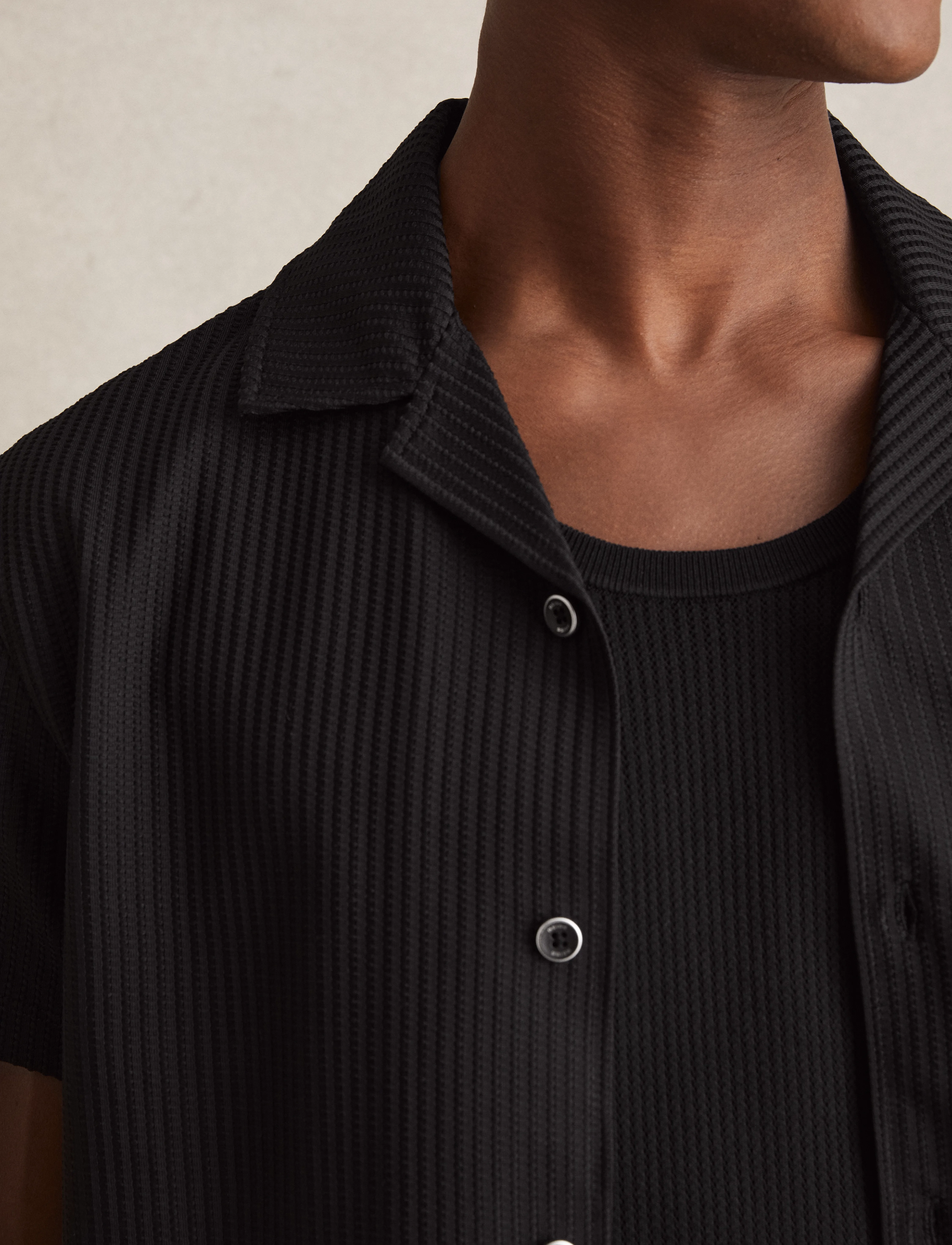 Reiss - WARWICK - kurzarmhemden - black - 4