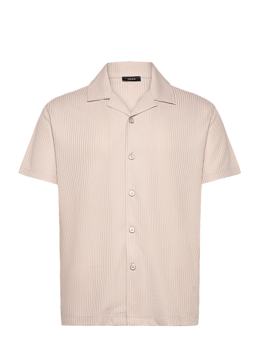 Reiss - WARWICK - kurzarmhemden - champagne - 1