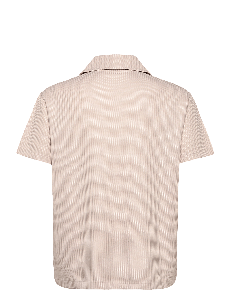 Reiss - WARWICK - kurzarmhemden - champagne - 2
