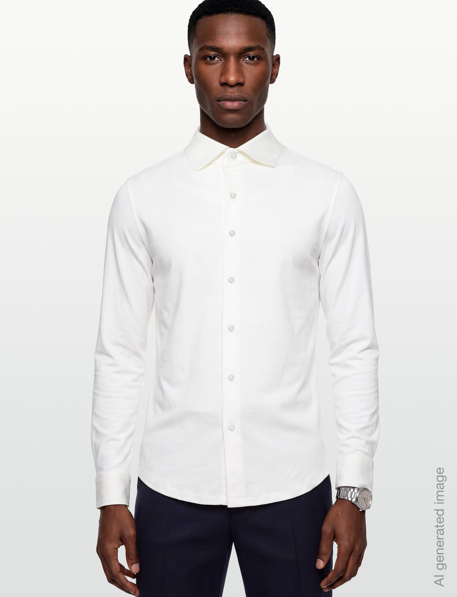 Reiss - DUKE - basic-hemden - ecru - 3