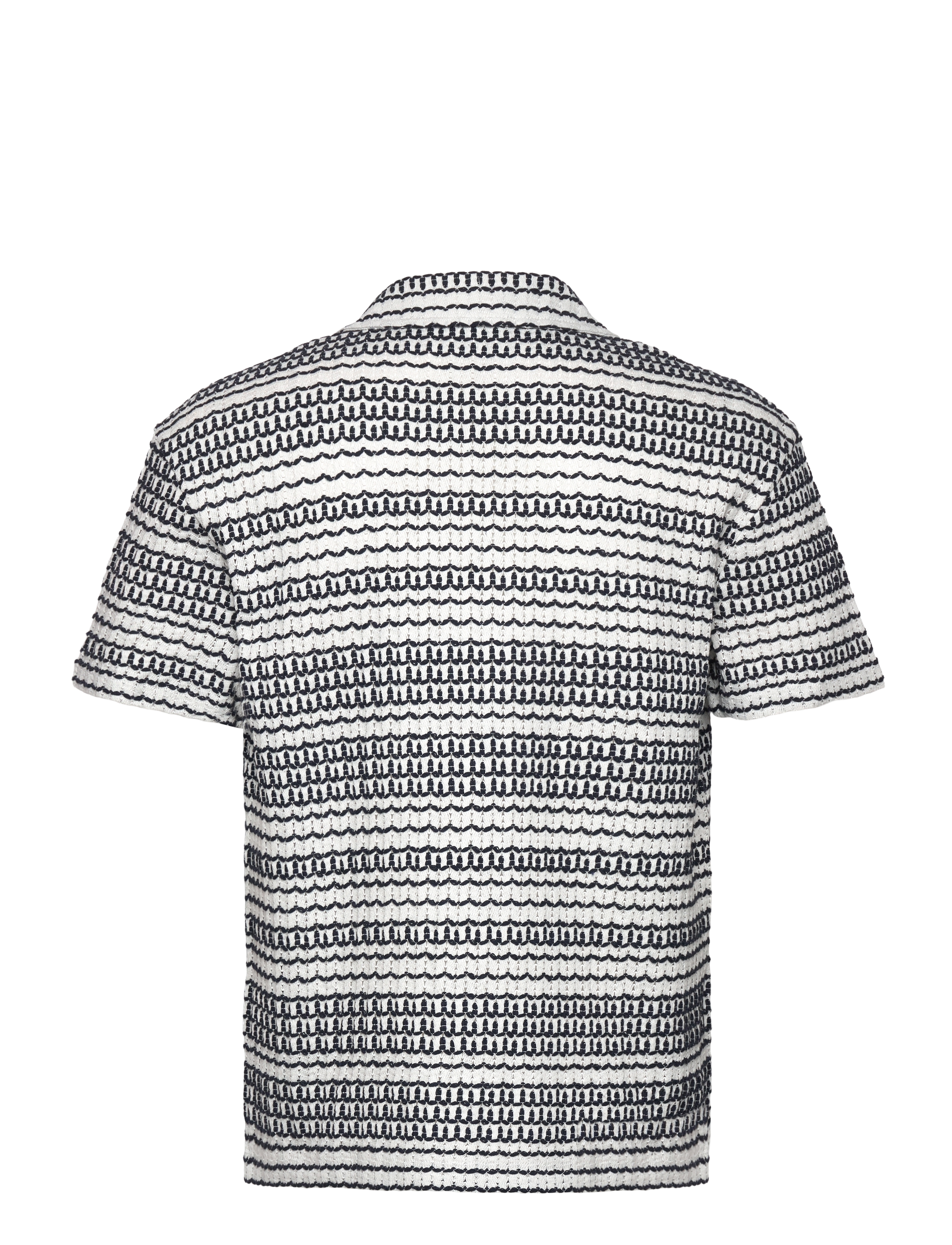 Reiss - CHEZ - marškiniai trumpomis rankovėmis - white/black - 2