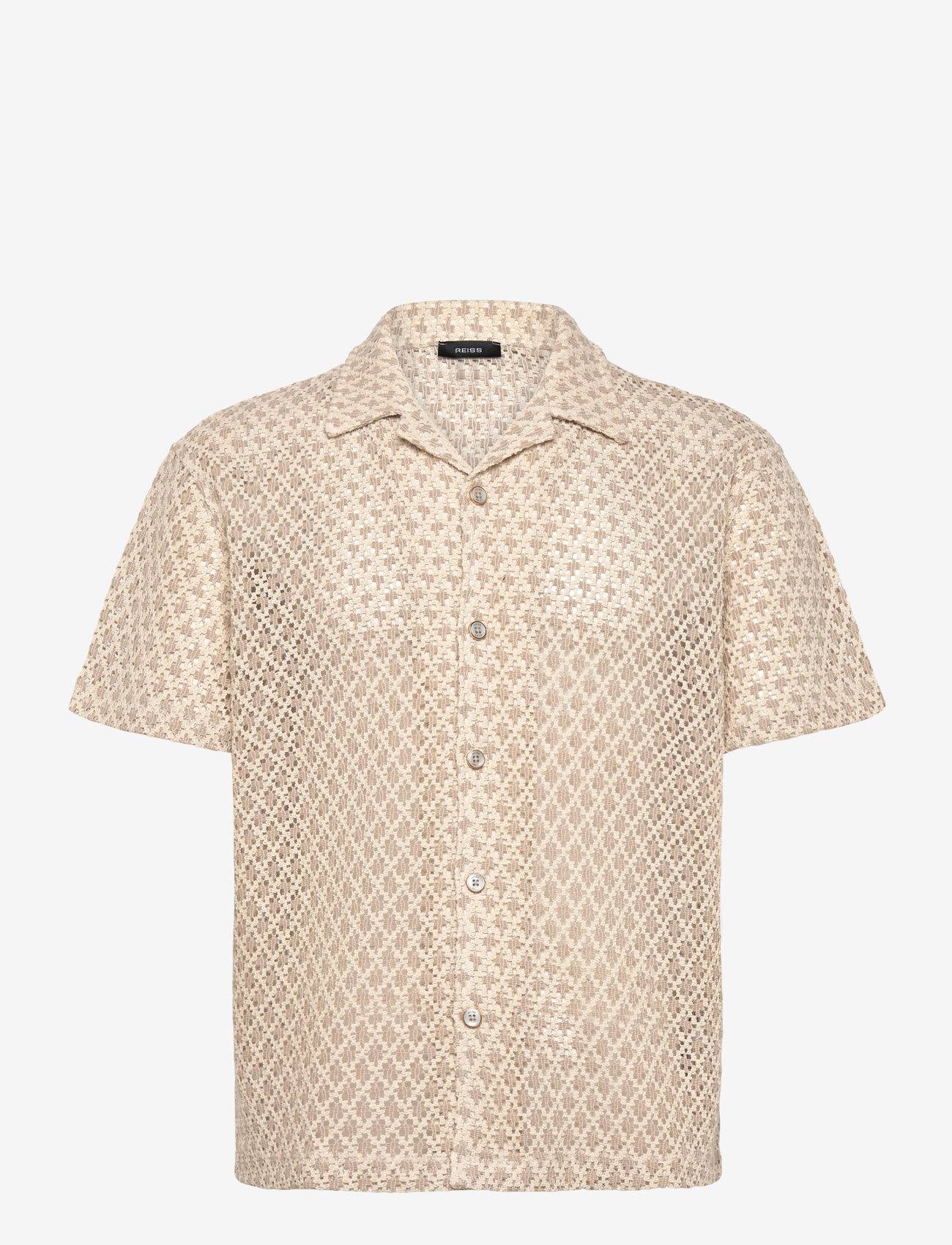 Reiss - STERLING - kortærmede skjorter - oatmeal - 1
