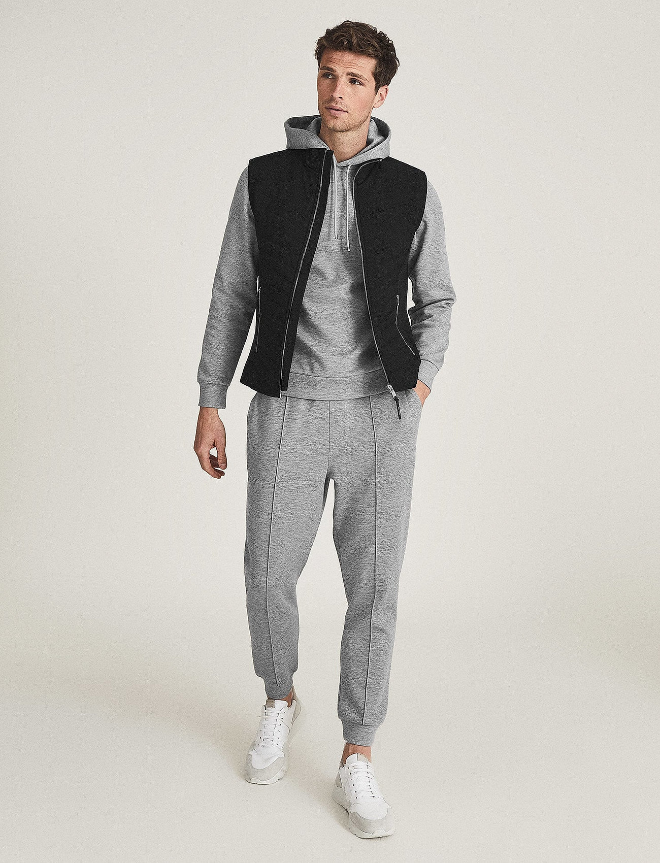 Reiss - FABIEN - grey melange - 4